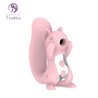 Neuer Niedlicher Eichhörnchen-Saugvibrator Erotikprodukt 5-Geschwindigkeiten-Saugfunktion 10-Frequenz-Vibration Stimulation Klitoris-Nippel-Vibrator