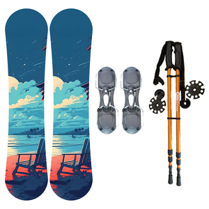 Direct usine vente en gros 38cm Mini Ski <span class=keywords><strong>Snowblades</strong></span> Skiboards courts Sports d'hiver Skis en bois pour adultes et enfants - Product Image 2
