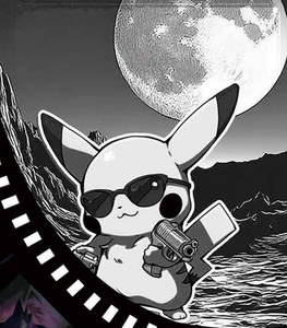 YZ Distributeur Pokemoned Anime Film Pikachu Mascot Costume Premiumcard Holders Pokemoned Christmas Lenticular Poster Draw Book - Product Image 1