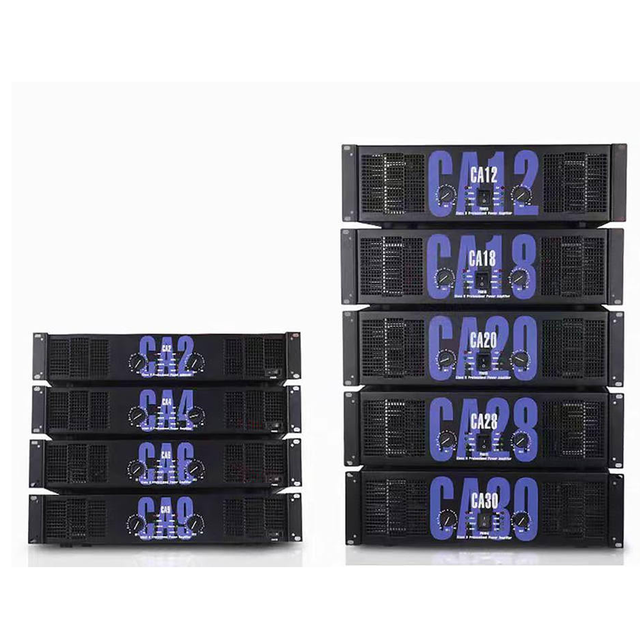 CA Series Class h Audio Sound Equipment pa System Amplifiers Speaker Bass Subwoofer Stereo Audio Power Amplifier Professional
