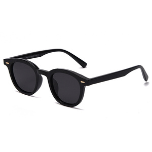נהיגה אופנתית סביב ורוד מסמרות שיפוע צל <span class=keywords><strong>eyewear</strong></span> נשים v400 לוגו מותאם אישית סמרית tortoiseshell עגול משקפי שמש - Product Image 3