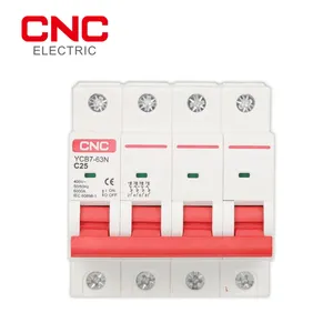 CE 1P 2P 3P 4 polos MCB 1A 2A 6A 10A 16A 20A 25A 32A 40A 50A 63A eléctrico AC DC MCB SKD tipos disyuntores miniatura