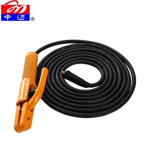 Câbles <span class=keywords><strong>de</strong></span> poignée <span class=keywords><strong>de</strong></span> machine <span class=keywords><strong>de</strong></span> soudage isolés en caoutchouc <span class=keywords><strong>de</strong></span> conducteur <span class=keywords><strong>de</strong></span> cuivre noir <span class=keywords><strong>de</strong></span> 15M avec le fil <span class=keywords><strong>de</strong></span> soudure noir - Product Image 2