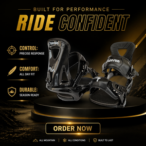 Fijaciones para Esquí y Snowboard UNERROR U-1 - Alta Calidad, Ajustables con Sistema de Entrada Rápida, Suela Tecnológica, Tallas Personalizables para Hombre - Product Image 3