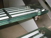 Verre de sécurité trempé et laminé triple épaisseur 12,76 mm 16,76 mm pour escaliers en verre