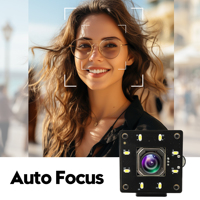 Caméra USB autofocus 4K 30fps grand Angle haute vitesse sans distorsion Caméra webcam à vision nocturne colorée avec un bouton de contrôle LED