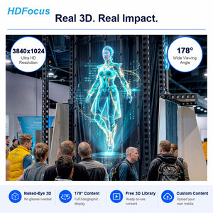 Projecteur vidéo mural LED à écran large Ologramma 3D HD-F100S001 pour affichage massif, avec raccordement sans soudure pour équipement publicitaire - Product Image 4