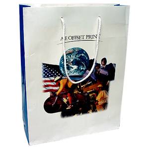 ถุงช้อปปิ้งกระดาษศิลปะโลโก้สีแบบกำหนดเองพร้อมที่จับคุณภาพระดับพรีเมียมดีไซน์ทันสมัยสะดวกสบาย - Product Image 4