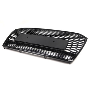 Rejilla Delantera para Audi A6 C7PA, Diseño Panal de Abeja, Negro Brillante, 4G0853651AG, Plástico ABS - Product Image 1