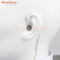 Tactical Mic Invisible Series 3.5mm Interface Radio Écouteur Kit Mic Intercom Téléphone Casque