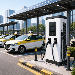 เครื่องชาร์จรถยนต์ไฟฟ้าอัจฉริยะ 30kW-60kW สถานีชาร์จเคลื่อนที่พลังงานใหม่ IEC 62196 CCS2 เป็นมิตรกับสิ่งแวดล้อม Din 70121 เครื่องชาร์จรถยนต์ไฟฟ้า - Product Image 4