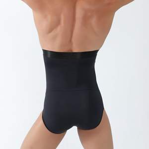 Bóxer moldeador <span class=keywords><strong>de</strong></span> cintura alta para <span class=keywords><strong>hombre</strong></span>, pantalones cortos <span class=keywords><strong>de</strong></span> <span class=keywords><strong>Control</strong></span> <span class=keywords><strong>de</strong></span> <span class=keywords><strong>Abdomen</strong></span>, ropa interior moldeadora <span class=keywords><strong>de</strong></span> Cuerpo Adelgazante - Product Image 6