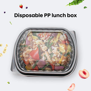 Boîte à lunch rapide en <span class=keywords><strong>plastique</strong></span>, PP jetable, pièces, conteneurs de restauration - Product Image 4