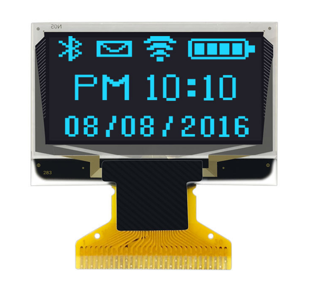 2022 New Year 1.3 Inch OLED display 128*64 Dot Matrix LCD with 1106 driver 30 Pin Welding PMOLED Display