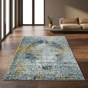 Tapis Kilim en laine/soie tufté à la main, motif géométrique, pelucheux, extra épais, lavable, antidérapant, pour chambre d'enfant - Product Image 4