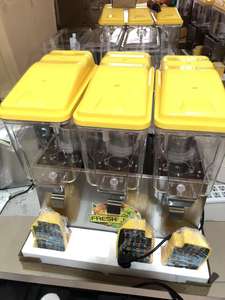 موزع عصير كهربائي من الفولاذ المقاوم للصدأ مع خزانين، آلة مشروبات أوتوماتيكية - Product Image 3