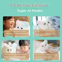 Chatbot DeepSeek DouBao yang didukung AI untuk Boneka Plush Berbentuk Kucing, Mainan Anak dengan Isian Kapas PP, Kemasan Kotak Warna
