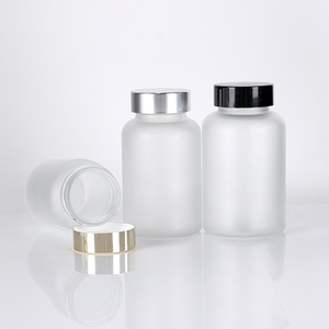 Botella de Medicina de plástico para mascotas con cápsula vacía de 120ml - Product Image 3