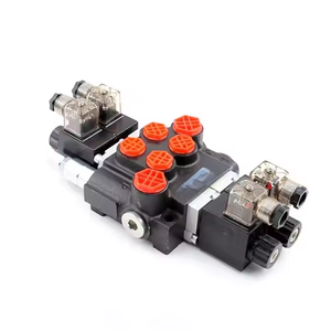 Vanne solénoïde monobloc à 2 bobines P40, distributeur hydraulique P40 haute performance, vanne de commande directionnelle robuste avec Exce - Product Image 2