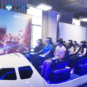 منتجات الواقع الافتراضي لألعاب القنص التفاعلية والديناميكية محاكيات أفضل ألعاب محاكاة متنزهات للأماكن المغلقة بها 12 مقعدًا لألعاب الفضاء الواقع الافتراضي