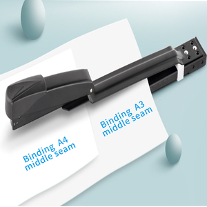 <span class=keywords><strong>Agrafeuse</strong></span> de bureau manuelle à <span class=keywords><strong>bras</strong></span> <span class=keywords><strong>long</strong></span> pour 50 feuilles, machine à fabriquer des agrafes, <span class=keywords><strong>agrafeuse</strong></span> de papier à économie d'effort - Product Image 2