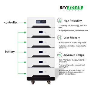 แบตเตอรี่แบบเรียงซ้อนได้ 51.2V 200AH 10kwh-50kwh สำหรับระบบพลังงานแสงอาทิตย์ พร้อมมาตรฐาน IP65 - Product Image 3