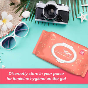 Lingettes lavables féminines personnalisées marque privée lingettes intimes pour les femmes sensibles Vees-pH équilibré sans alcool hypoallergénique F - Product Image 6