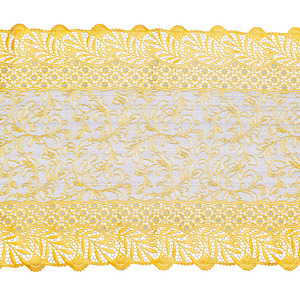 Оптовая продажа из Китая, кружевная ПВХ вышитая скатерть с золотым цветком, дизайнерский чехол для стола - Product Image 3