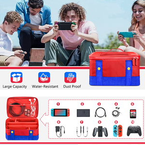 Oxford PU Protection Switch Console de jeu Étui de rangement pour la nouvelle <span class=keywords><strong>Nintendo</strong></span> Switch 2 Lite Oled - Case uniquement - Product Image 4