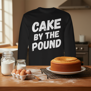 T-shirt à manches longues Cake By The Pound avec motif de gâteau et de pâtisserie - Product Image 3