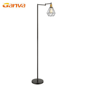 GANVA Intérieur Maison 1 tête en forme de <span class=keywords><strong>boule</strong></span> Fer Métal 40 watts Réglable E27 <span class=keywords><strong>Lampadaire</strong></span> sur pied - Product Image 1