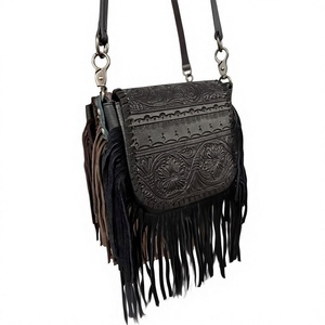 Customized Genuine Leather <b>Handbag</b> Adults European Style Fashion Waterproof Zipper Animal Prints Embroidery Daily Evening Use - Product Image 5