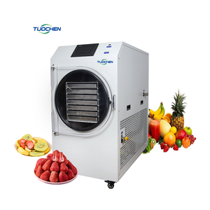 เครื่องอบแห้งแบบแช่แข็งสำหรับใช้ในบ้าน ระบบอัตโนมัติ พร้อมปั๊ม PLC สแตนเลสสุญญากาศ สำหรับกาแฟ <span class=keywords><strong>สมุนไพร</strong></span> และอาหารสัตว์เลี้ยง - Product Image 1