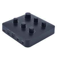 Hiaudio UHF Plastik Karaoke Kablosuz Mikrofon Mikser Sistemi OEM ODM Çift Kanallı Dahili BT Bağlantılı Soundbar Toplantı Amfisi