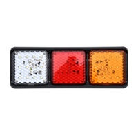 Feu arrière LED 12V 24V 3 sections pour camion et remorque 2010-2025