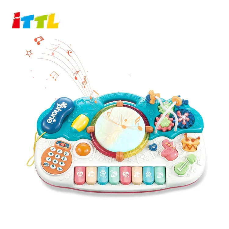 Plastic Instruments Musical Education Music Ferries Baby Piano Keyboard Toy for Kids
