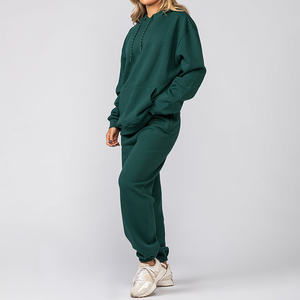 <span class=keywords><strong>Pantaloni</strong></span> <span class=keywords><strong>Jogger</strong></span> Personalizzati da Donna Invernali in Felpa Garzata Tinta Unita con Vita Elastica e Polsini alla Caviglia Casual - Product Image 5