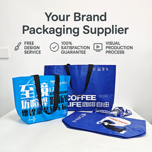Sac en PP tissé de <span class=keywords><strong>grande</strong></span> taille, résistant, imperméable, laminé, pour le déménagement, le stockage, le transport, extra grand, recyclable, sac écologique - Product Image 2