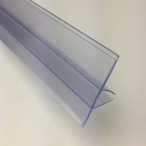 Profilo in <span class=keywords><strong>PVC</strong></span> Estruso Trasparente, Portaetichette a U in <span class=keywords><strong>PVC</strong></span> per Scaffali di Supermercato - Product Image 6