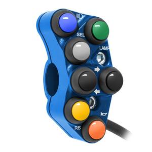 Interruptor de manillar izquierdo para Yamaha YZF-R7 (azul) - Product Image 3