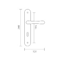 Manija de Puerta de Esquina Moderna Europea con Placa Larga de Latón, Juego de Cerradura de Entrada para Puertas de Madera de Hotel, Villa, Apartamento, Dormitorio, Oficina