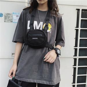 Sac de poitrine tactique de petite taille avec système Molle, poche zippée avant, style Hip Hop, pour équipement, porte-chargeur, holster, gilet - Product Image 1