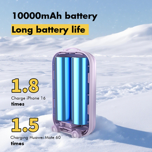 Banco de Energía de 10000mAh con Cable Tipo-C Integrado, Diseño de Maleta - Product Image 1