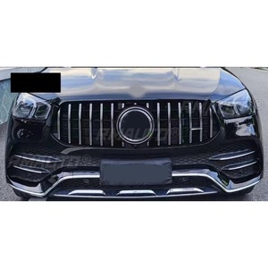 ชุดแต่งกระจังหน้ารถยนต์ แถบตกแต่งกระจังหน้า สำหรับ Mercedes Benz GLE W167 GT 2020-2023 ภายนอก - Product Image 3
