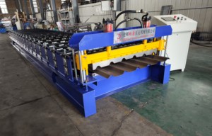 Machine de fabrication de profilés trapézoïdaux Tr4 Tr5 pour panneaux trapézoïdaux <span class=keywords><strong>R101</strong></span> C8/10/21 Machine de formage de rouleaux de feuilles IBR - Product Image 5