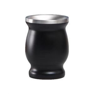 Household Curved Stainless Steel Tumbler 8oz Matte White Pink Green Coffee Cup - Product Image 4