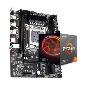 X99 Dual-Socket Motherboard With Switch Cable LGA2011 CPU DDR4 Memory Slot SATA2.0 NVME M.2 Motherboard X99