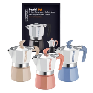 Caffettiera Alluminio 6 Tazze MYMOKA COLOR Assortito 02CF169 - Product Image 2