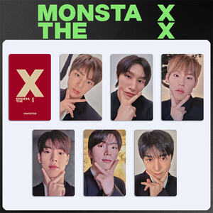 Set di 6 Carte LOMO Selfie dell'Album Nuovo di <span class=keywords><strong>MONSTA</strong></span> X, Kpop, con Shownu, Minhyuk, Hyungwon, Jooheon, Versione MS TARGET, Fotocard Lucide, Regalo per Fan - Product Image 3