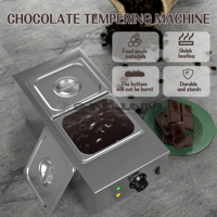 Machine à tempérer le chocolat pour comptoir, petite machine commerciale à fondre le chocolat
